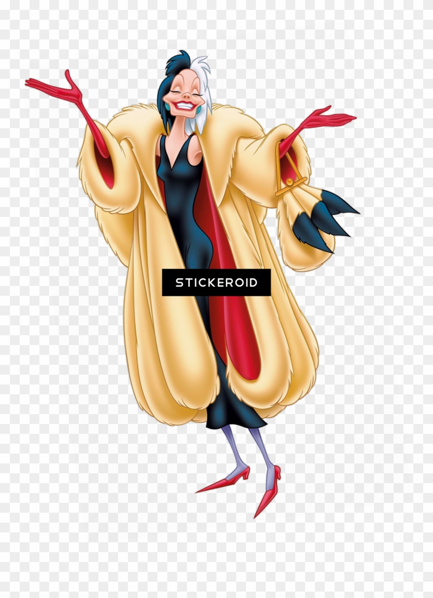 Cruella De Vil Cartoons Disney Clipart