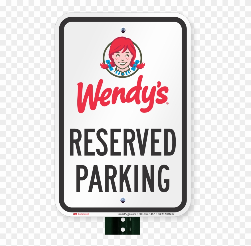 Reserved Parking Sign, Wendys Clipart
