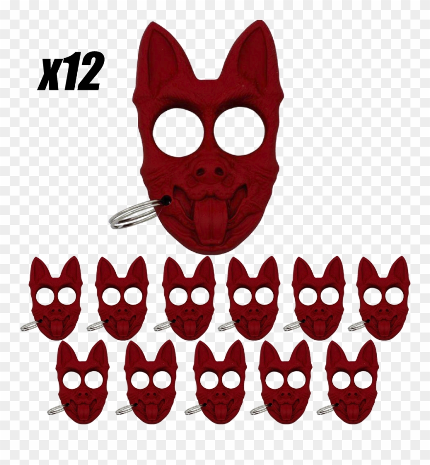 Public Safety K-9 Personal Protection Keychain Clipart
