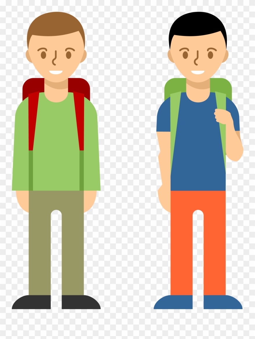 Kind Clipart Male Pupil - Png Download