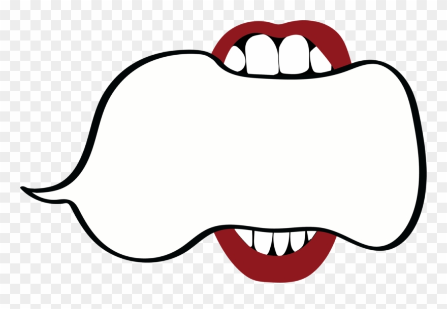 Biting The Message Clipart