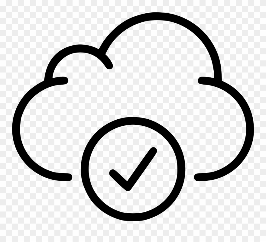 Check Aprove Cloud Data Clipart