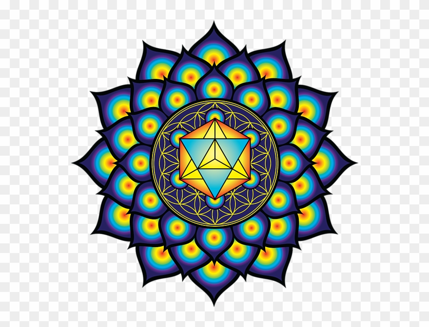 Flower Of Life, Sacred Geometry, Geometric Art, Mandala, Clipart