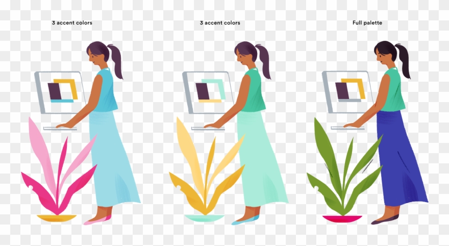 Early Color Explorations Clipart