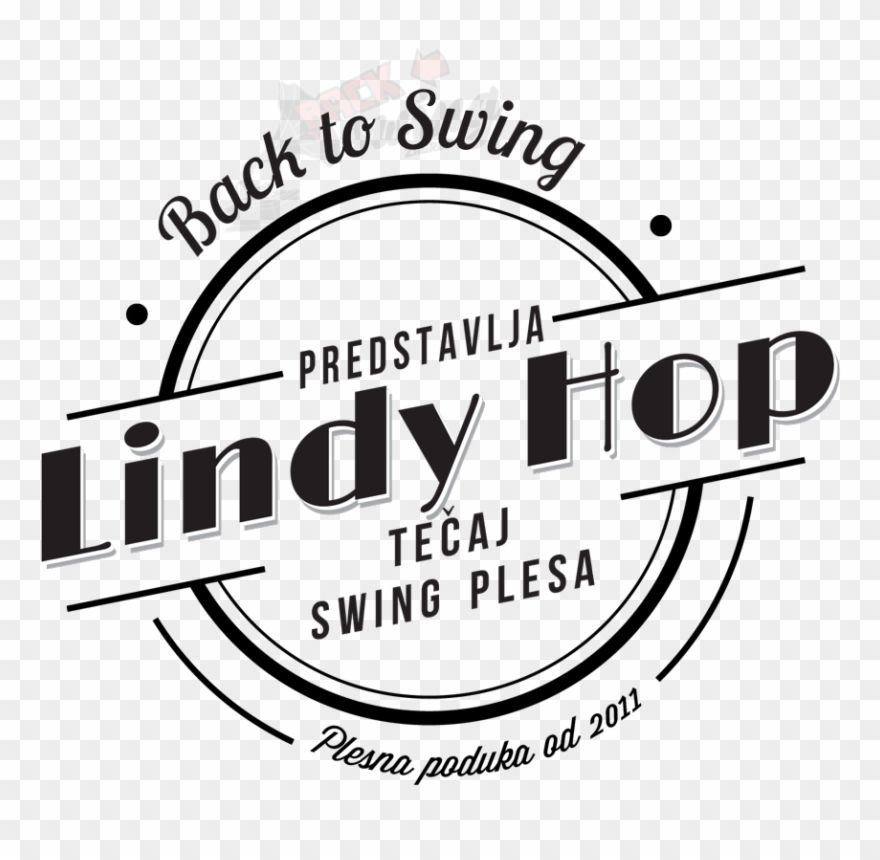 Lindy Hop Tečaj Back To Swing Zagreb Clipart