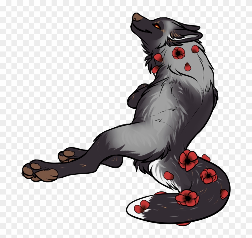 Poppy - Female - Silver Fox Clipart