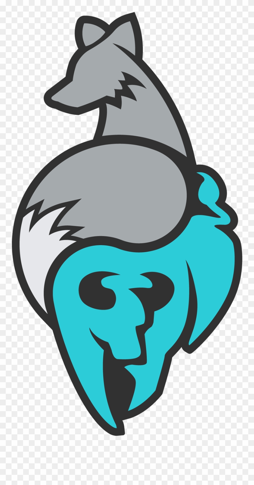 Silver Fox Clip Art - Png Download