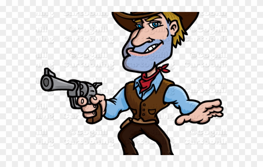 Cowboy Clipart Couple - Png Download