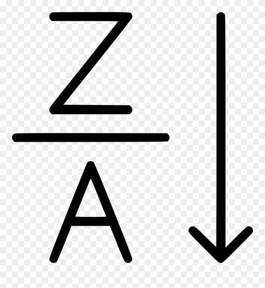 Design Sort Sorting Alphabetical Order Comments Clipart