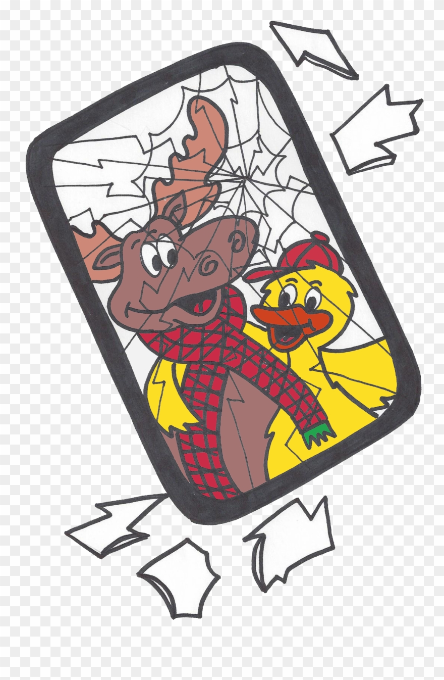 Maury & Mikey Broken Phone Clipart