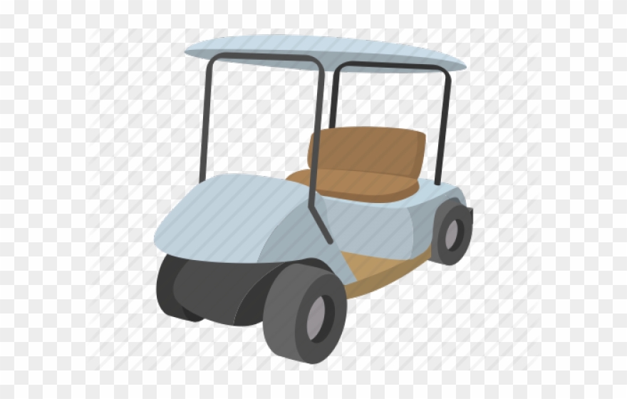 Cartoon Golf Cart Clipart
