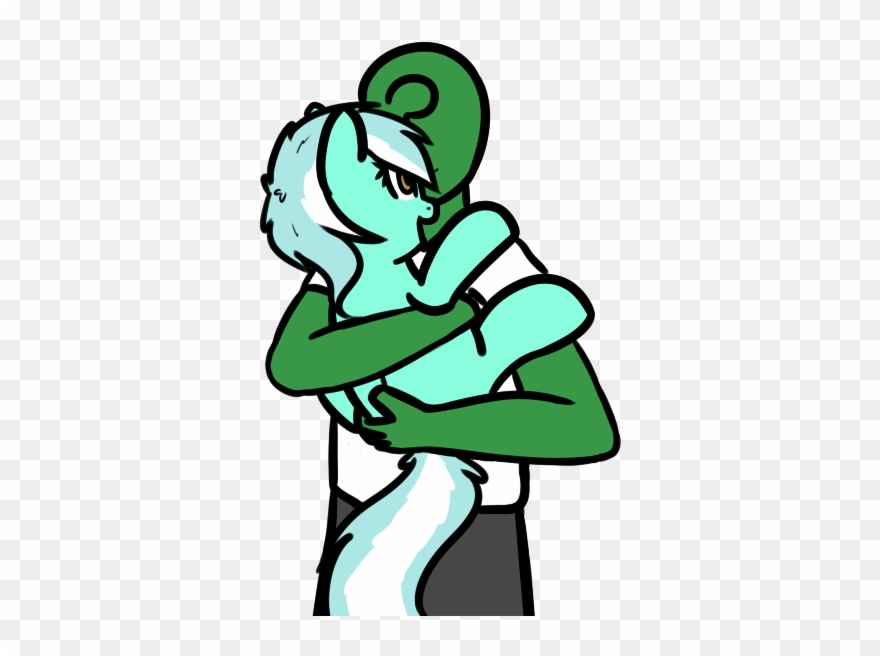 Neuro, Duo, Female, Happy, Holding A Pony, Hug, Human, Clipart