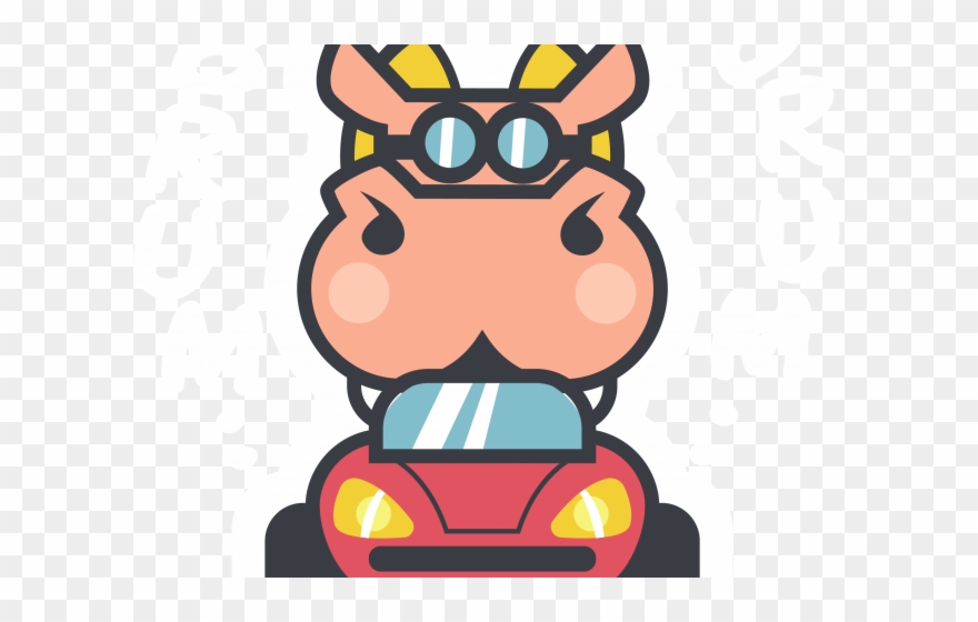 Hippo Clipart Girl Hippo - Png Download