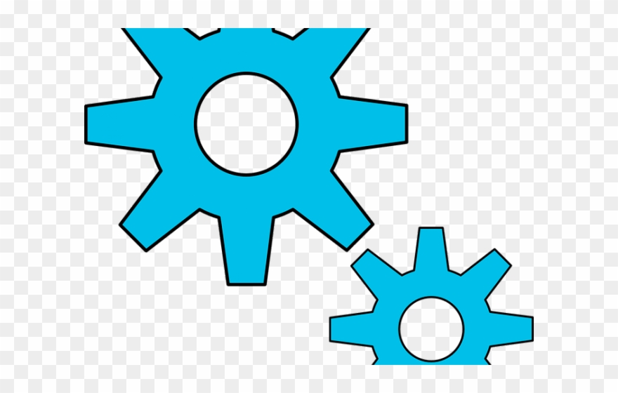 Gears Clipart Engine Gear - Png Download