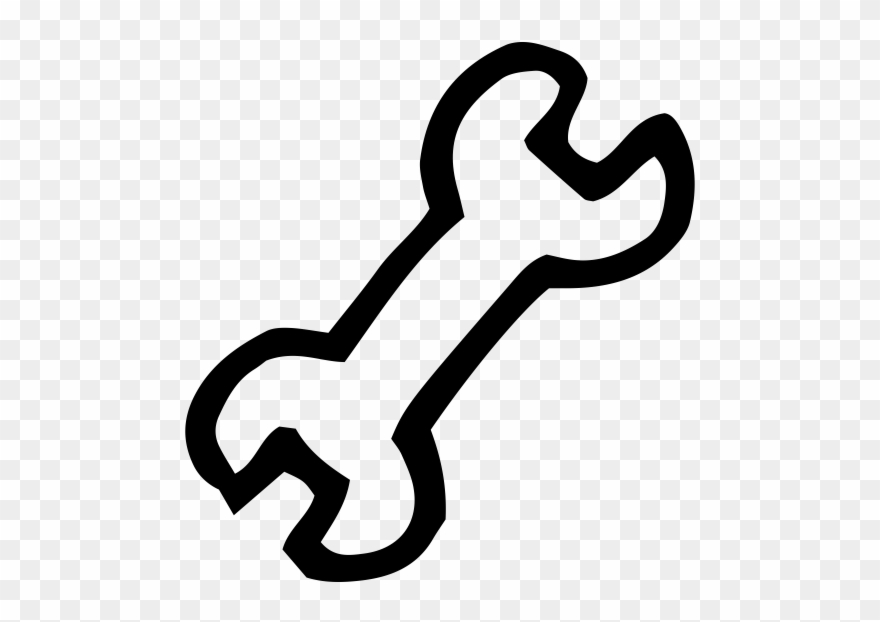 Wrench Rubber Stamp Clipart