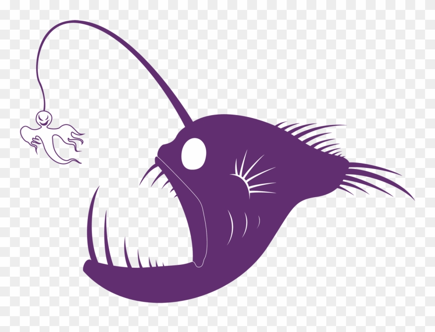 Angler Fish Clip Art - Png Download