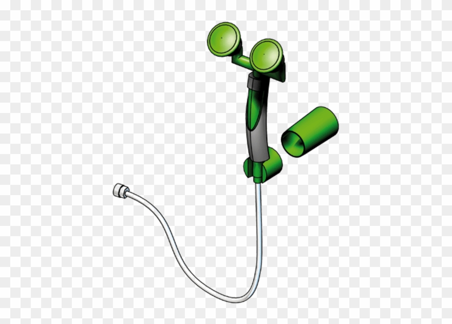 Classicline Hand Held Eye Shower, Two Spray Heads 45°, Clipart