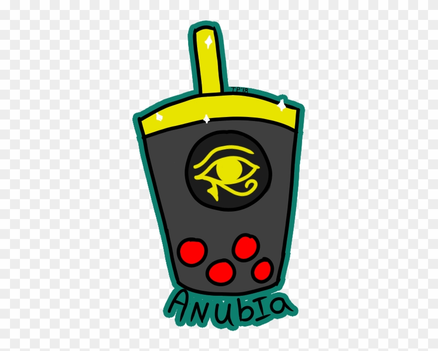 Anubia Boba Badge Clipart