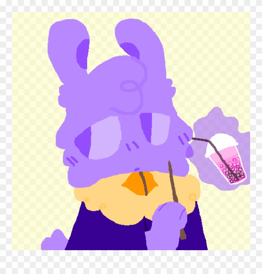 He Likes Boba Clipart