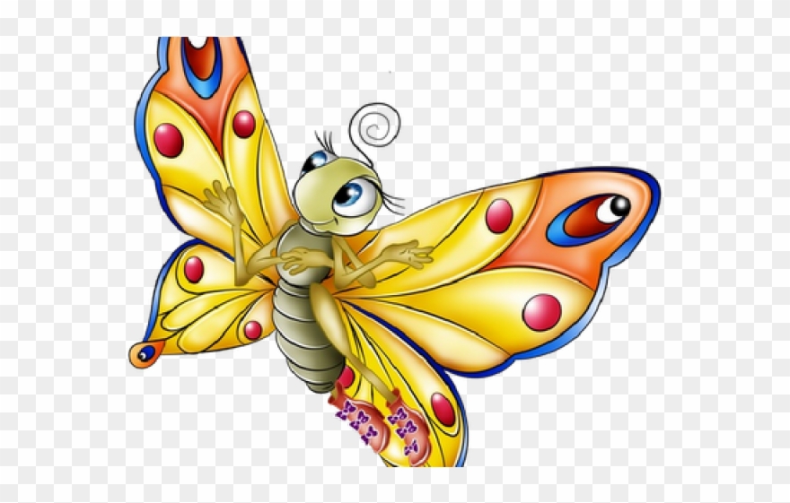 Butterfly Clipart Cute - Png Download