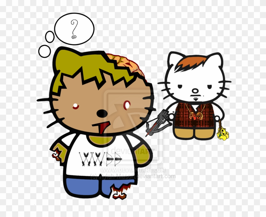 Miss Kitty, Dont Open Dead Inside, Daryl Dixon, The Clipart