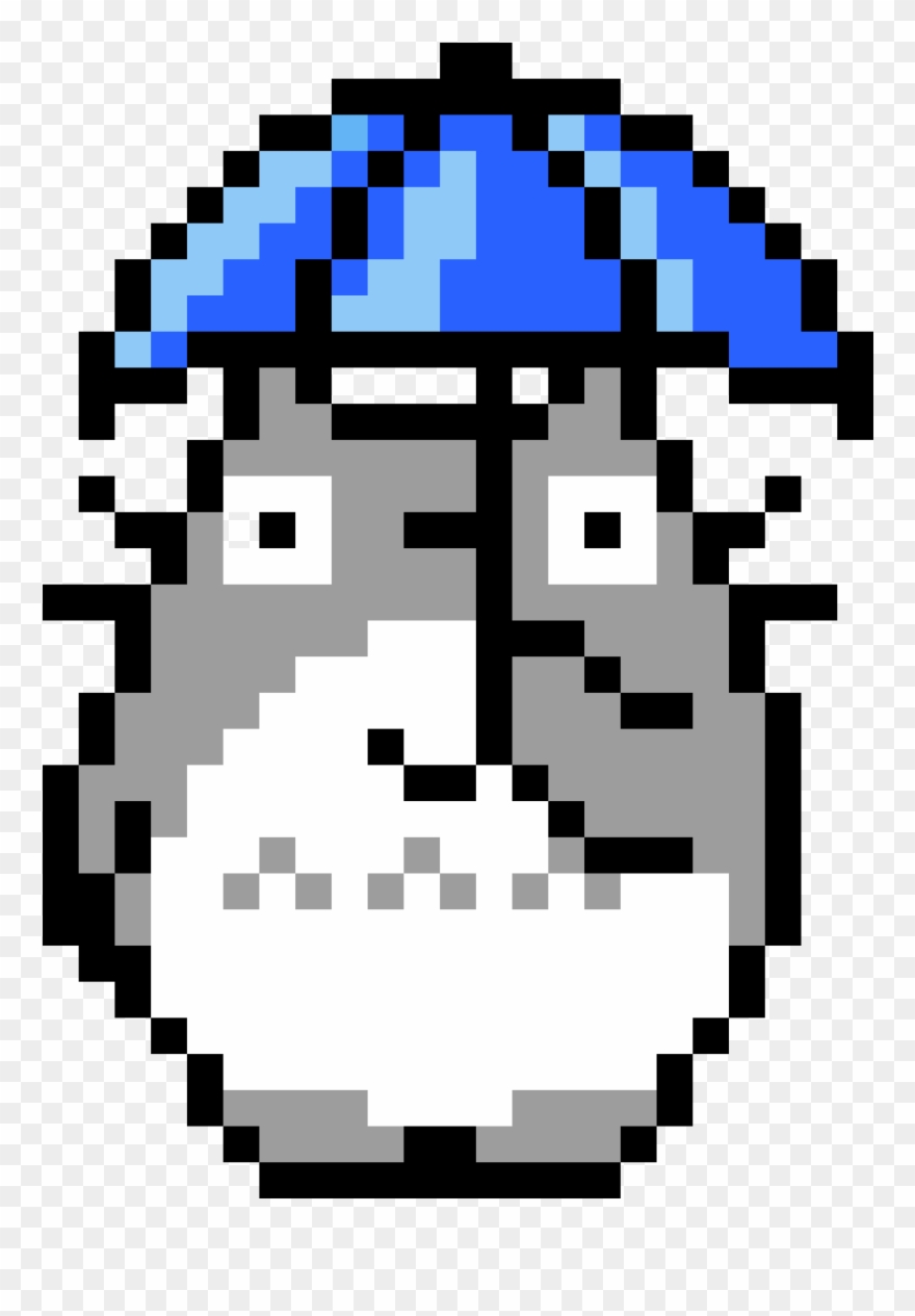 Totoro With Umbrella Clipart