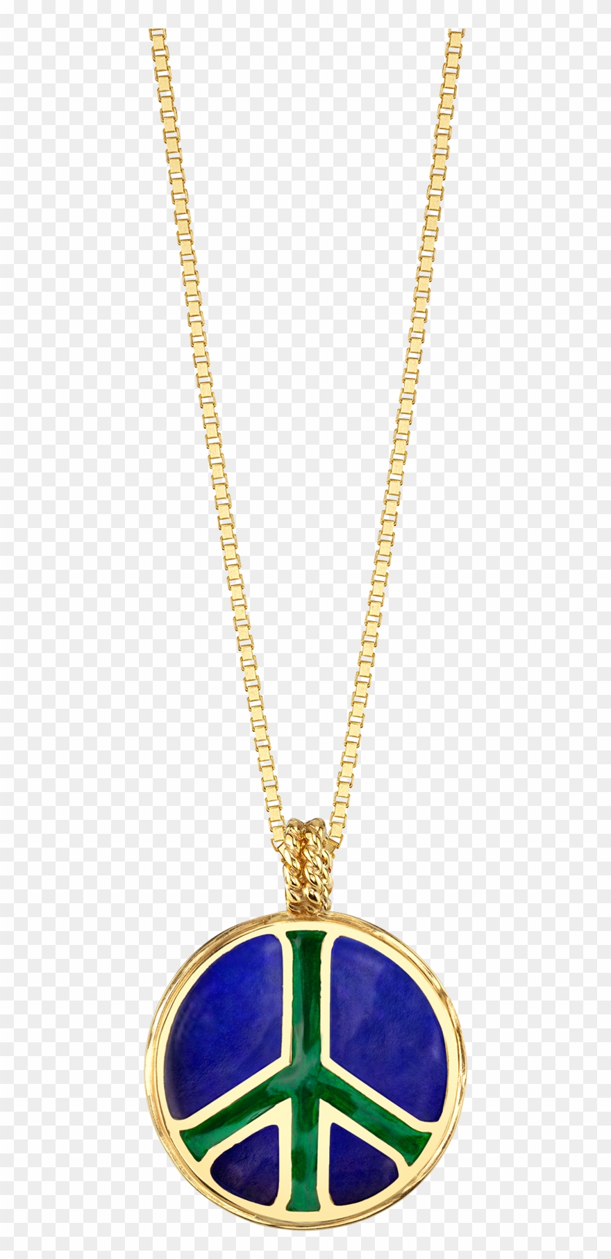 Necklace Clipart Peace Sign - Png Download