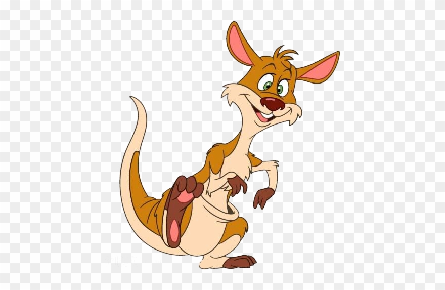 Red Kangaroo Illustration Transprent Clipart