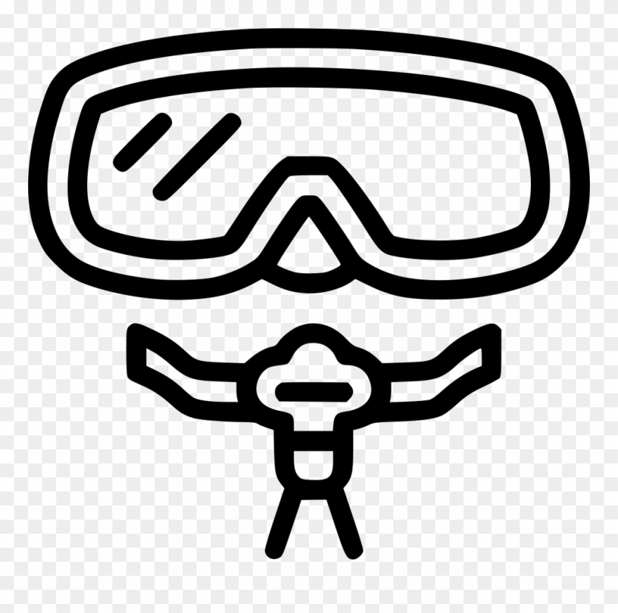 Scuba Mask Comments Clipart