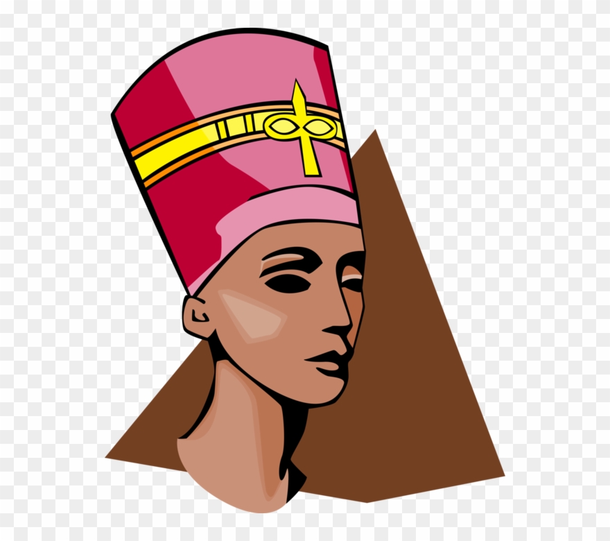 Clip Free Ancient Egypt Wife Of Akhenaten Image Illustration - Png Download