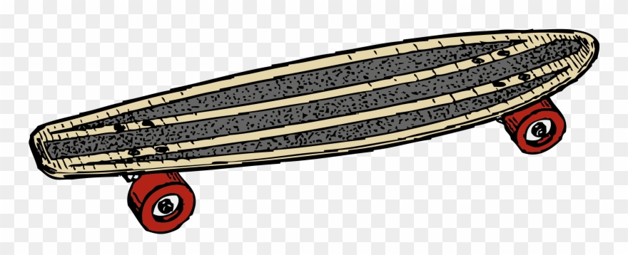 Skateboard Clip Art Free - Png Download