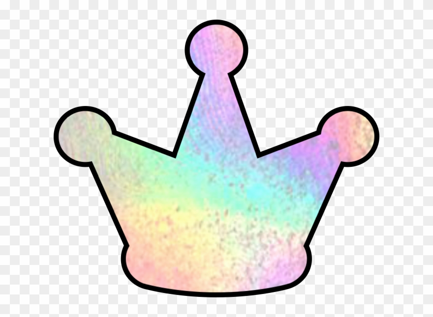 Holographic Holo Crown Freetoedit Clipart