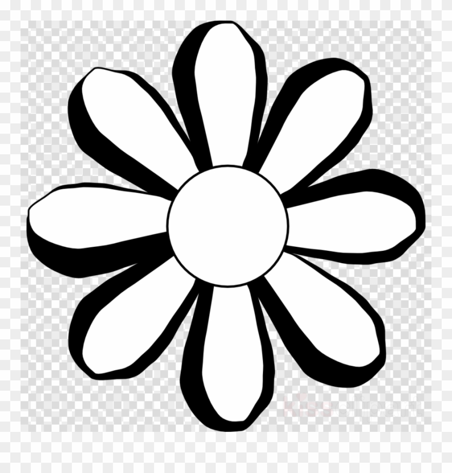 Black And White Images Of Flower Clipart Black And - Png Download