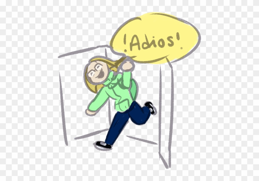 Adios Clip Art - Png Download