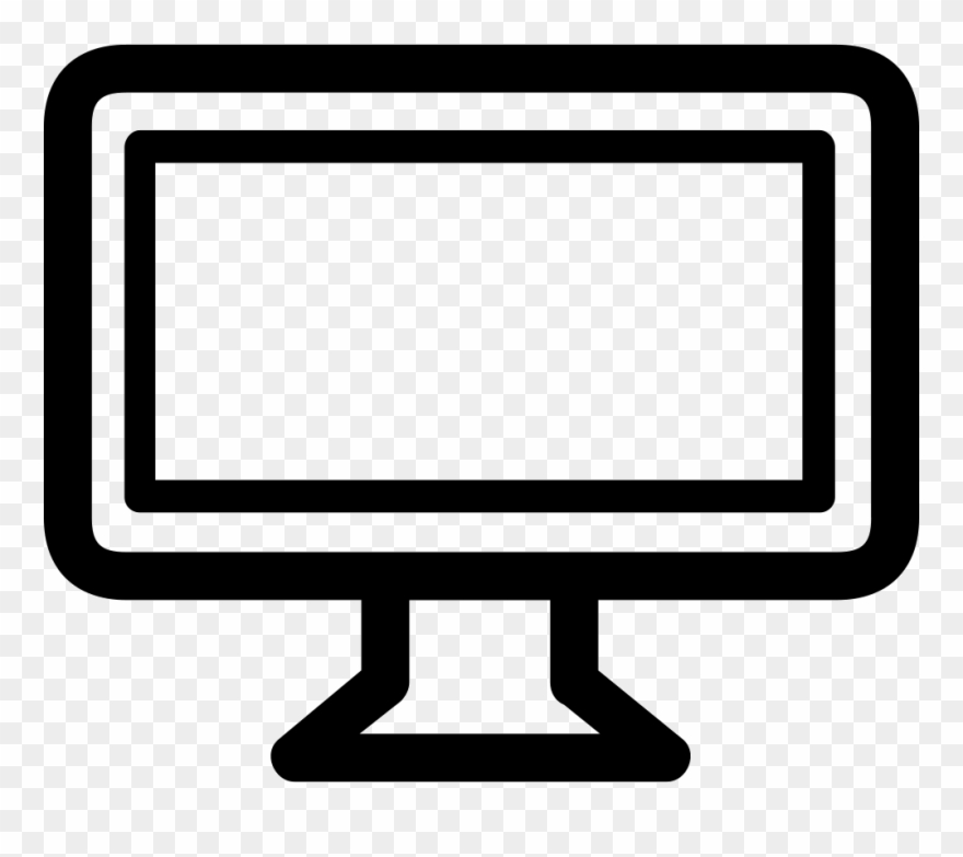 Frontal Tv Monitor Svg Png Icon Free Clipart