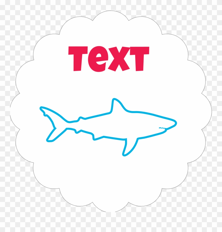 2" Scallop Oval Label Clipart