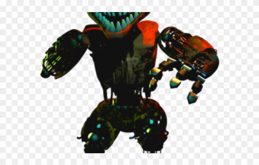 Nightmare Foxy Clipart Phantom Foxy - Png Download