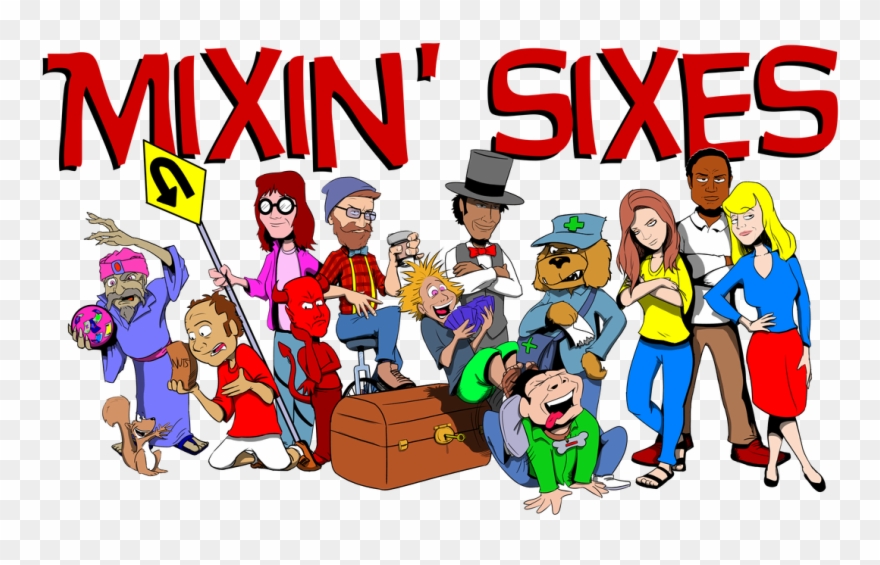 They Must Draw Cards During A Group Hug, Splittin' Clipart