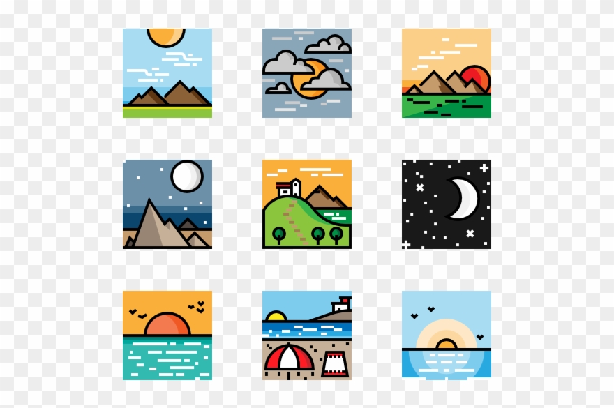 Landscapes Clipart