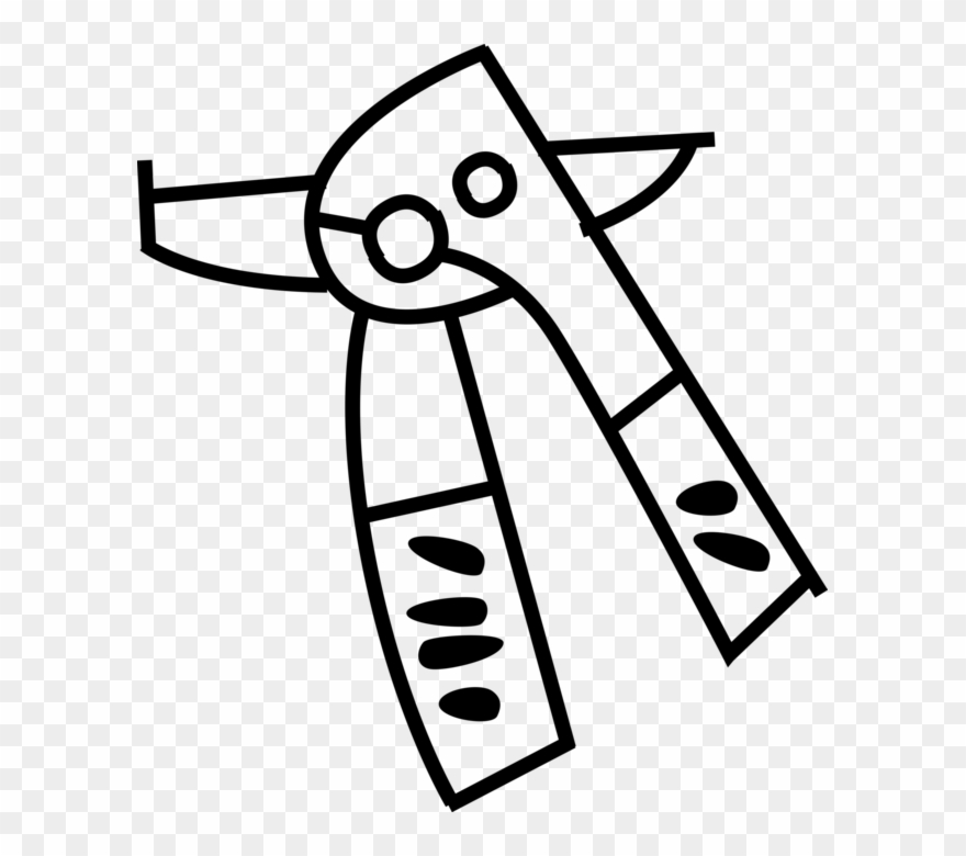 Vector Illustration Of Kitchen Can Opener Opens Tin Clipart