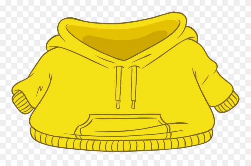 Golden Hoodie Clipart