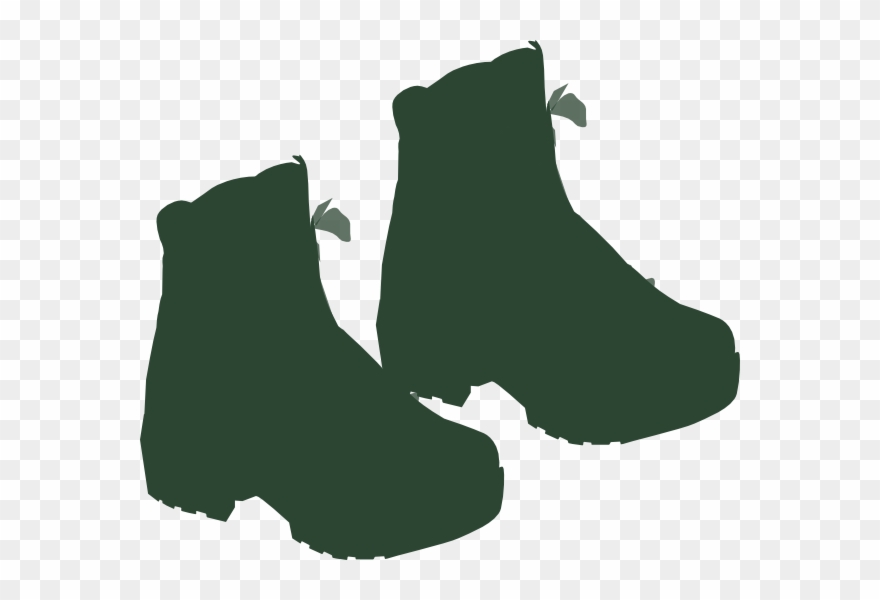 Small Hiking Boots Clip Art At Clker - Png Download
