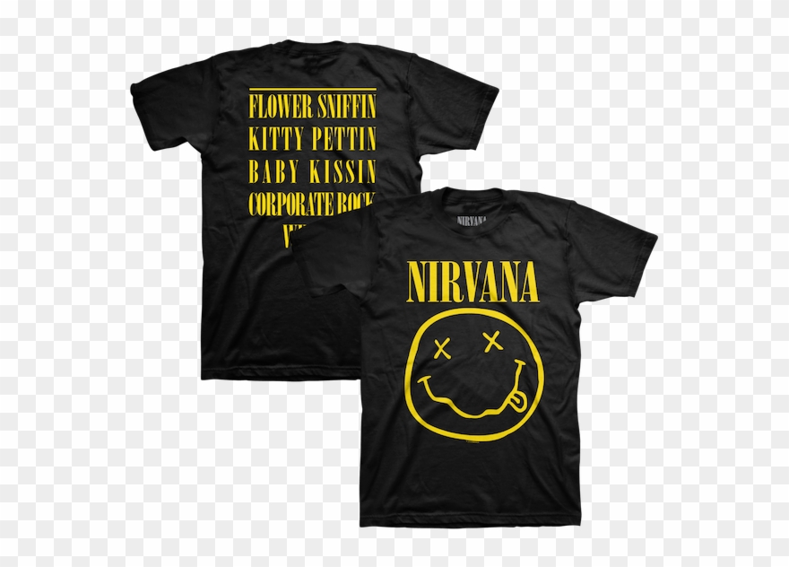 T-shirt From Nirvana's Official Store Clipart