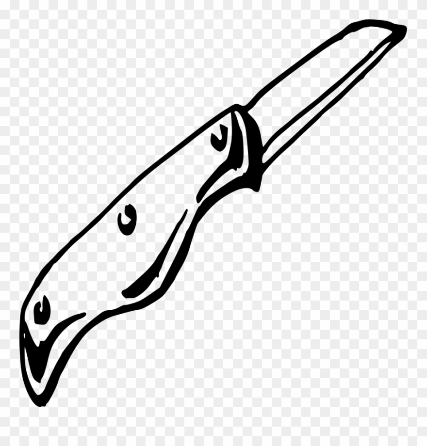 Large Knife Clipart - Png Download