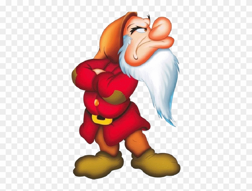 Free Download Grumpy Dwarf Clipart Grumpy Seven Dwarfs - Png Download