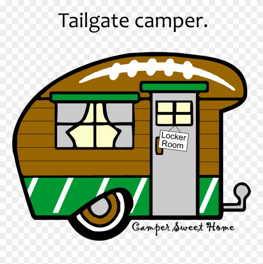 "tailgate" Camper Camper Sweet Home Clipart