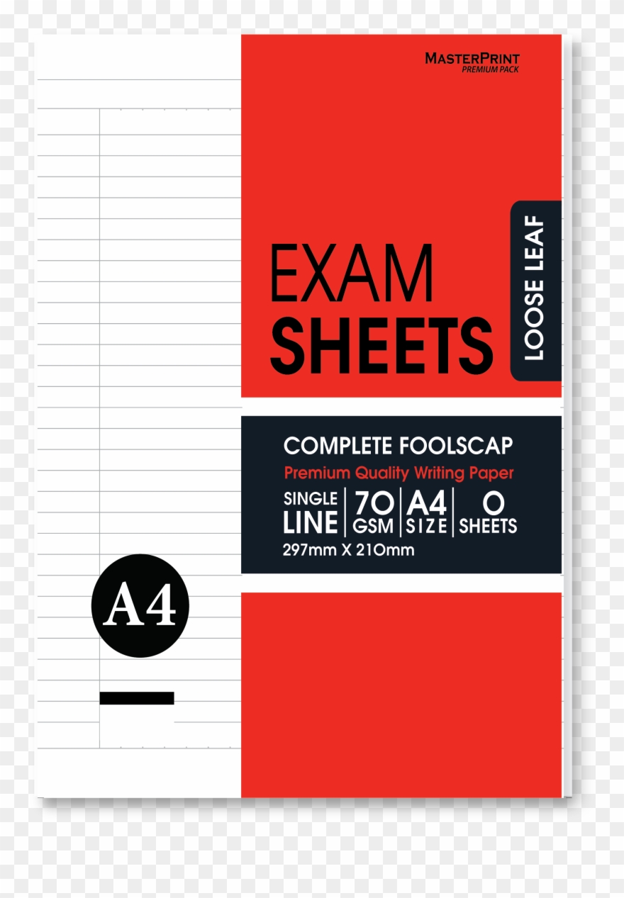 Exam Sheets Masterprint Paper Products Sdn Bhd Clipart