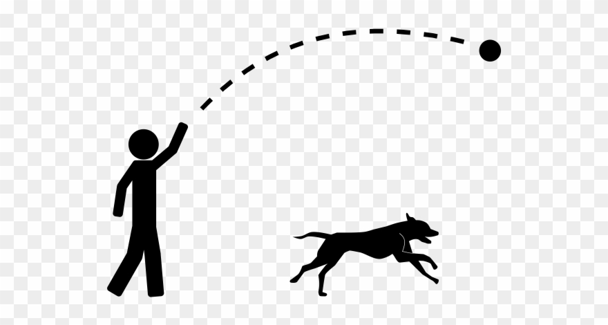 Fetch Rubber Stamp Clipart