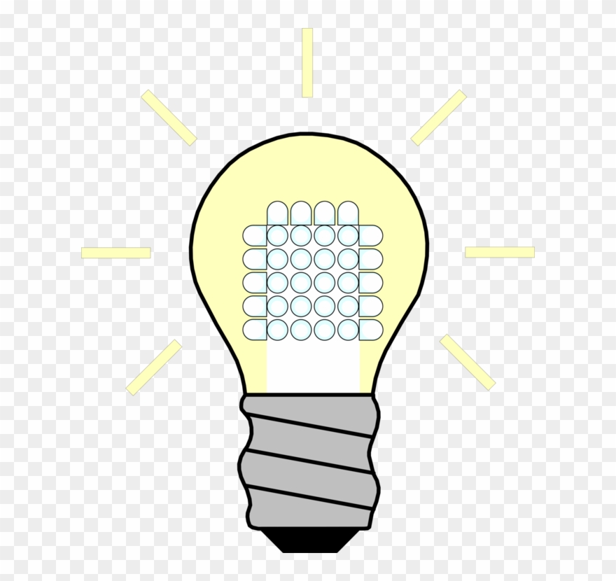 Incandescent Light Bulb Led Lamp Light-emitting Diode Clipart