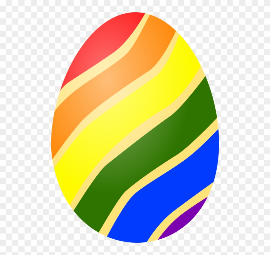 Easter Egg Line Ball Clipart